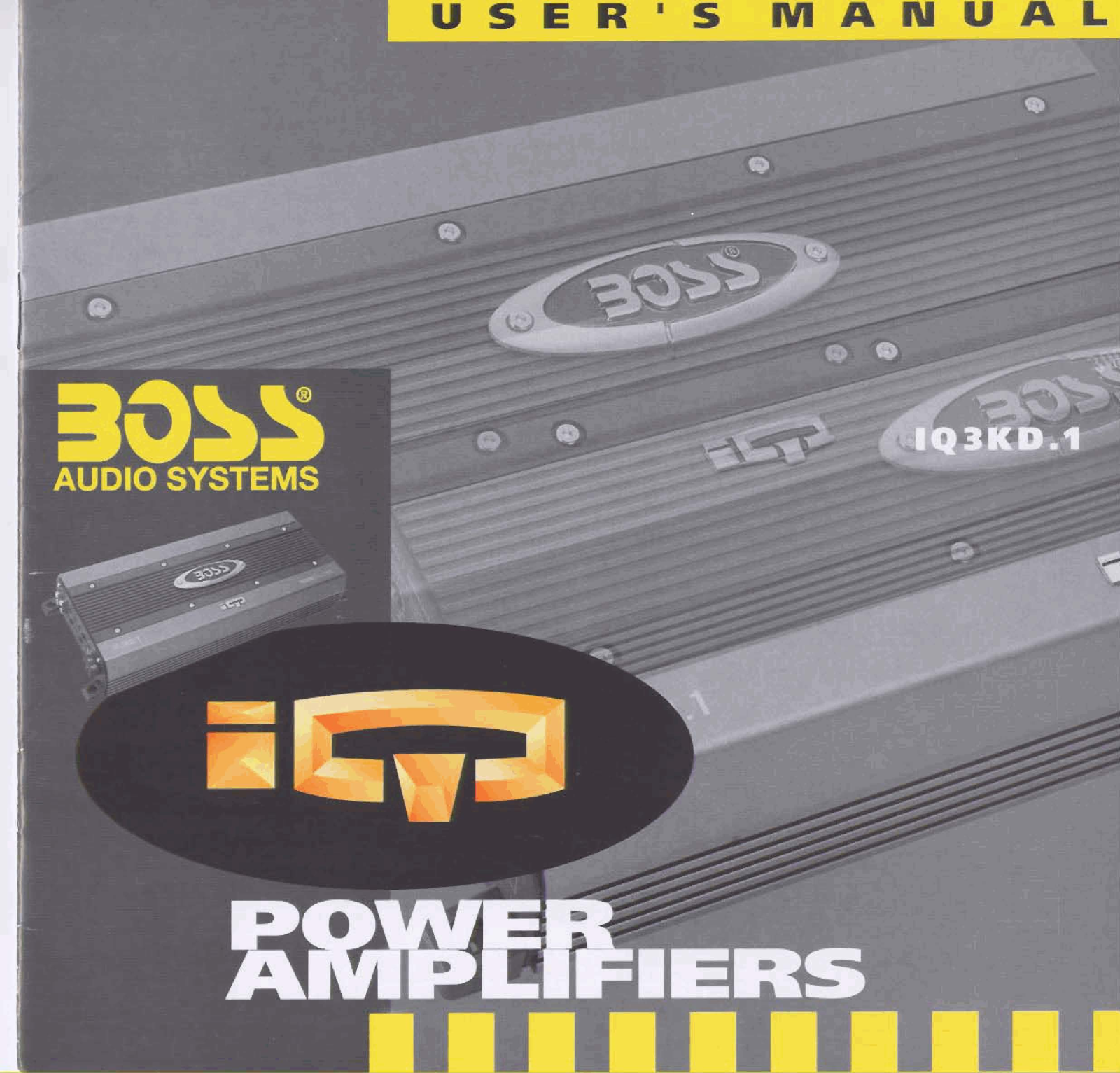 Boss Audio IQ3KD.1 User Manual