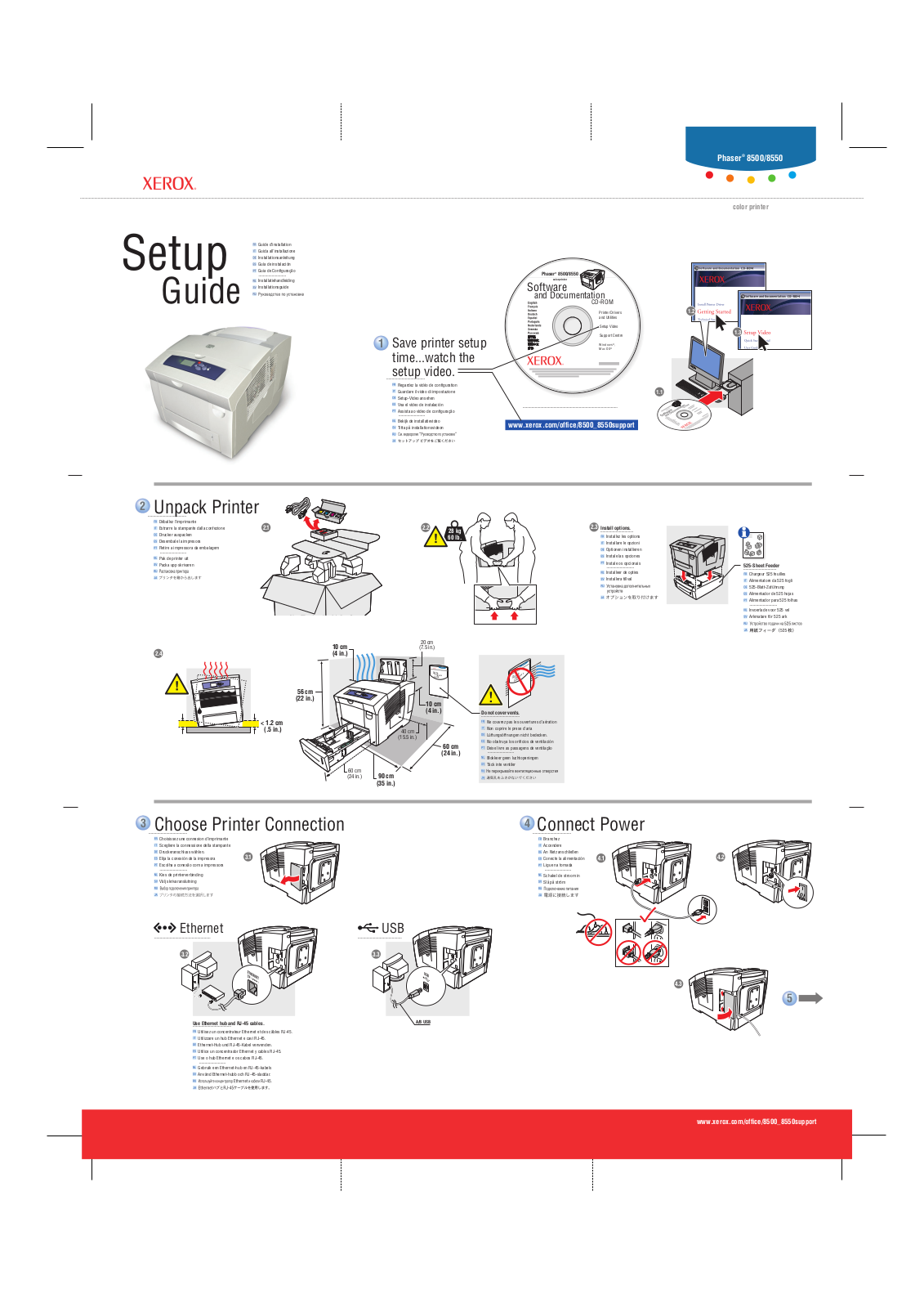 Xerox PHASER 8550, PHASER 8500 User Manual