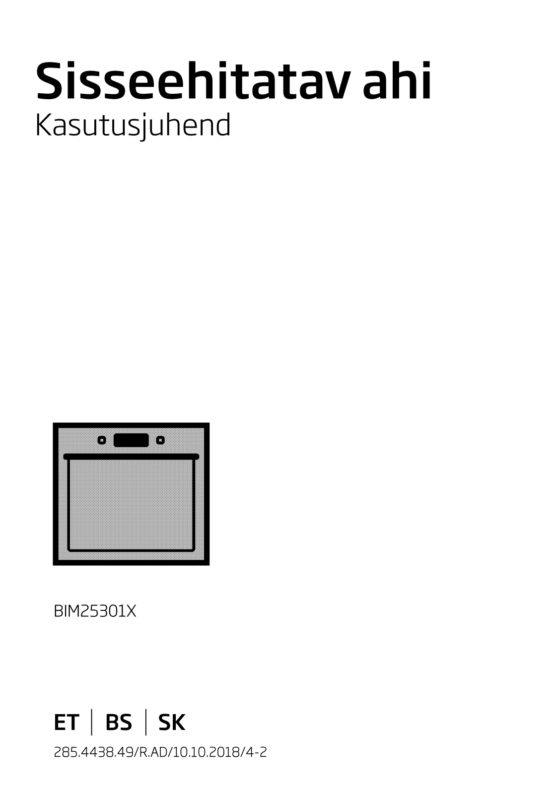 Beko BIM25301X User manual