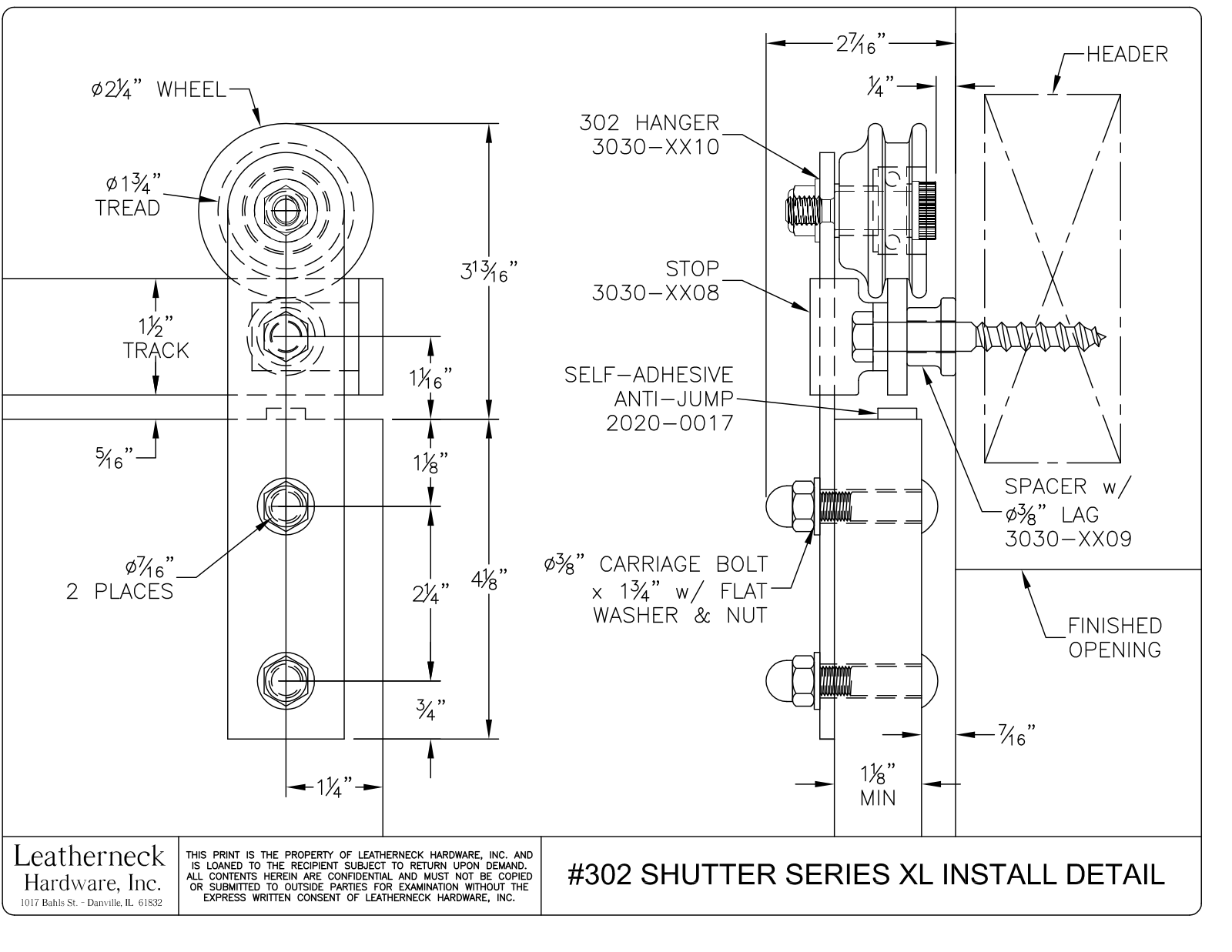 Flat Track by Leatherneck Hardware FTTL1021 Specifications - ManualMachine.com