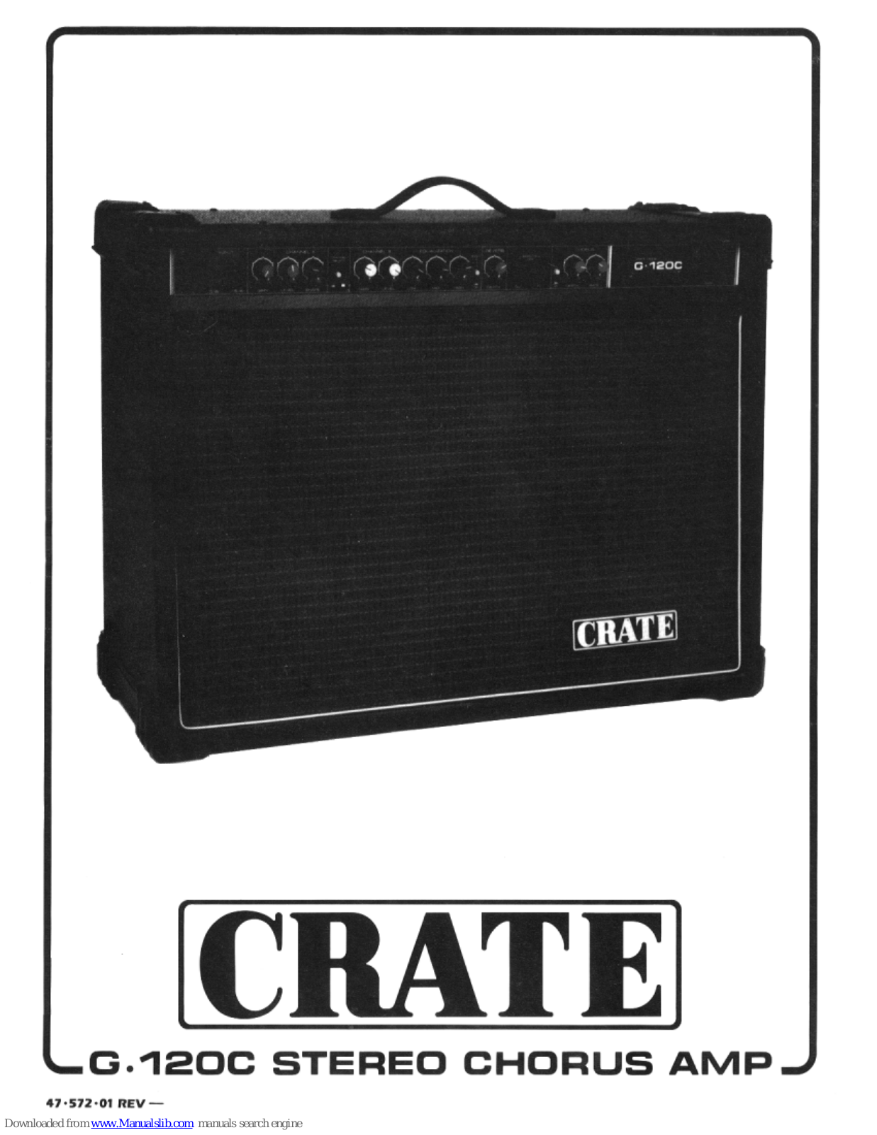 Crate G.120C Owner's Manual