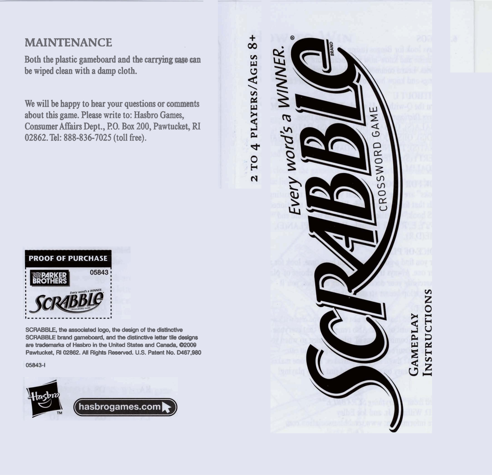 HASBRO Scrabble Folio 2010 User Manual - ManualMachine.com