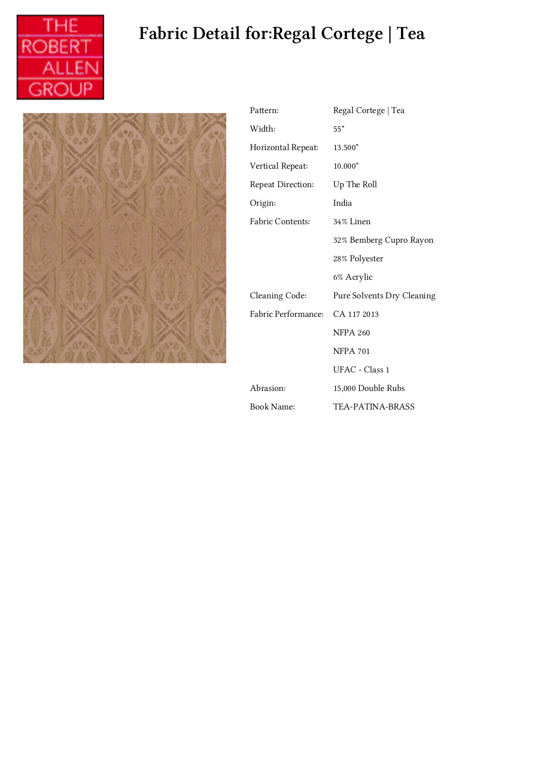 Robert Allen RALF1237 Specifications - ManualMachine.com