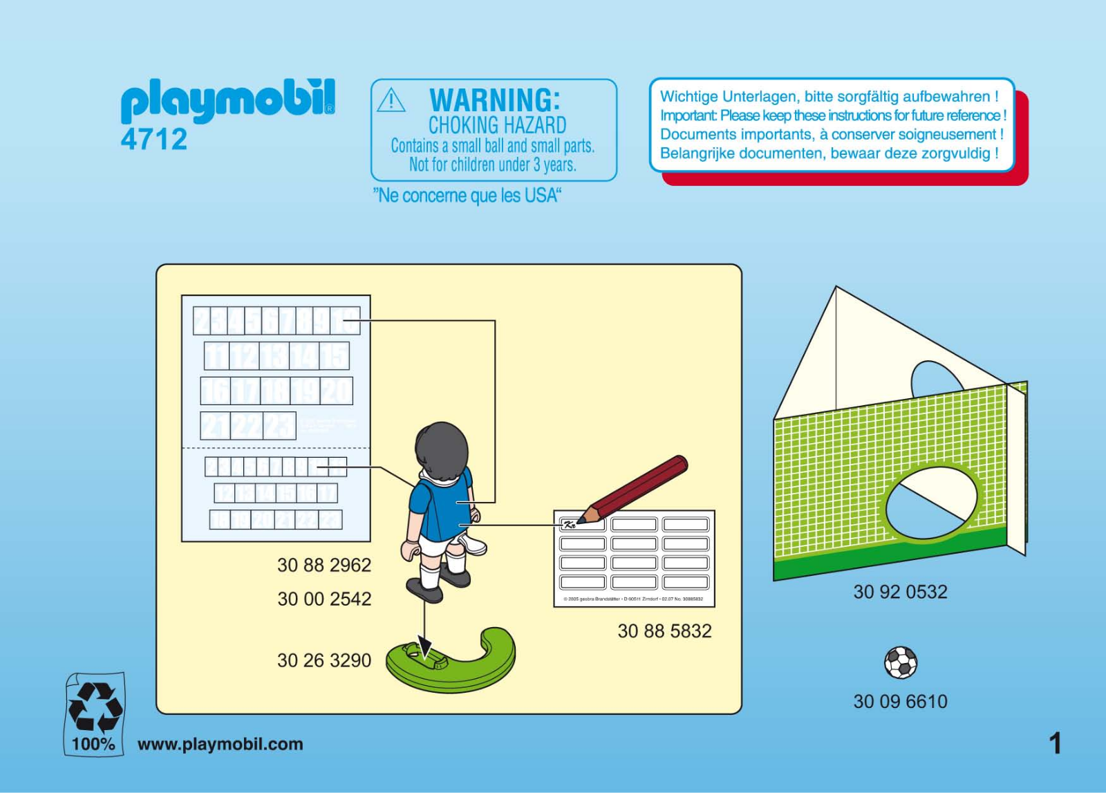 Playmobil 4712 Instructions