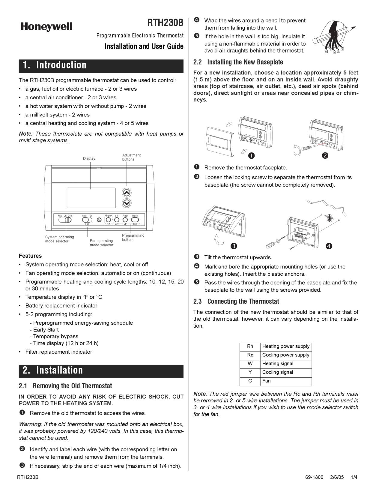 Pentax RTH230B User Manual