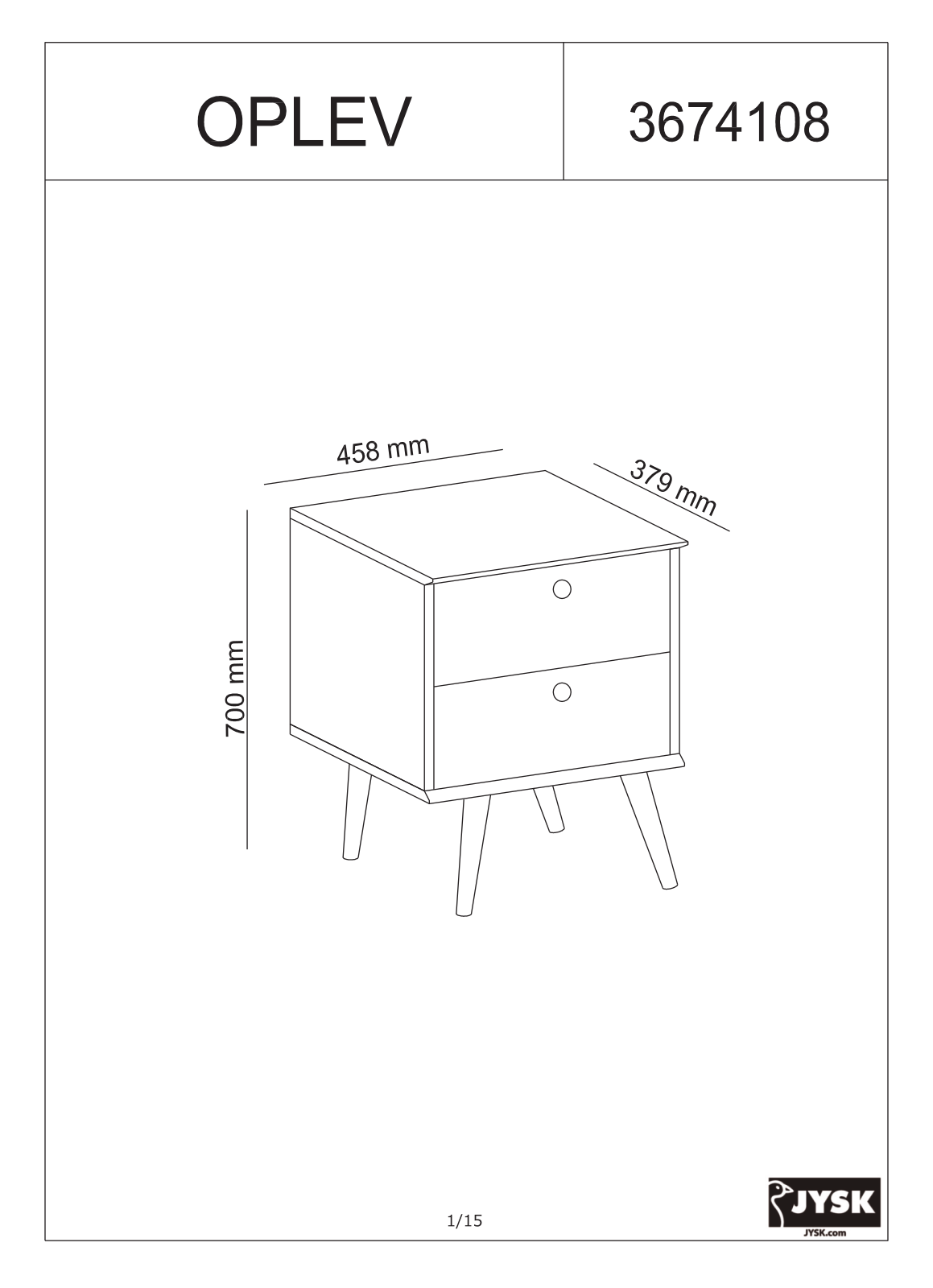 JYSK Oplev User Manual