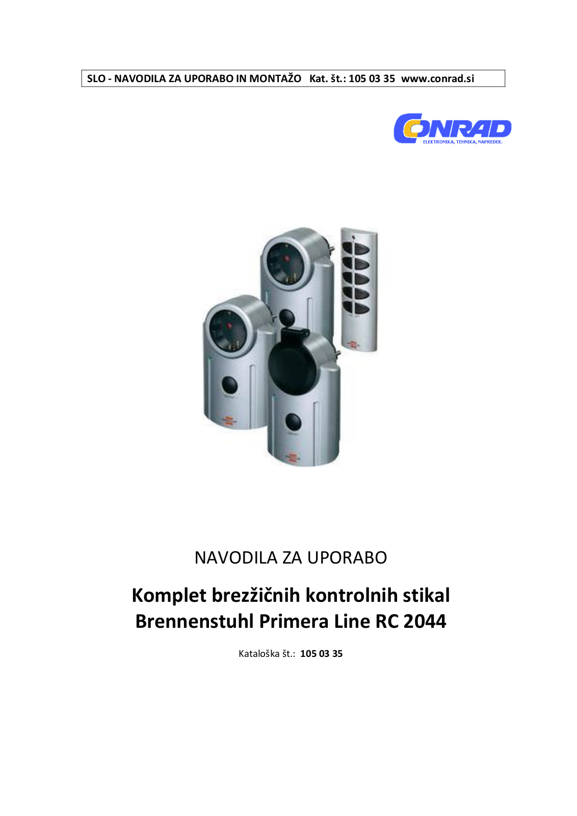 Brennenstuhl RC 2044 User guide