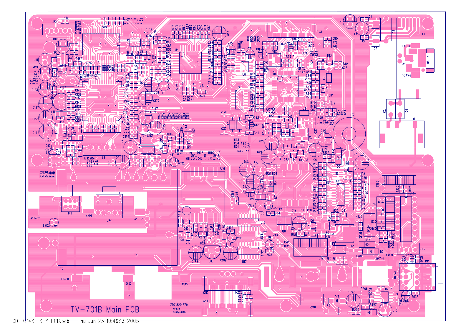 Vitek VT-5009 Schematic Top