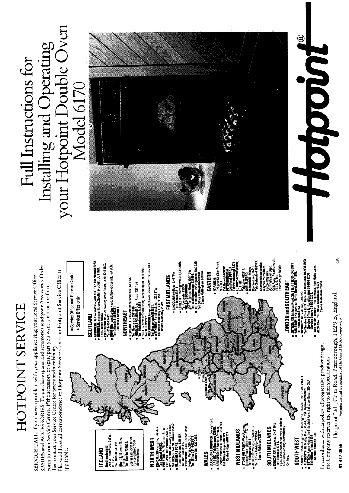 Hotpoint 6170 User Manual