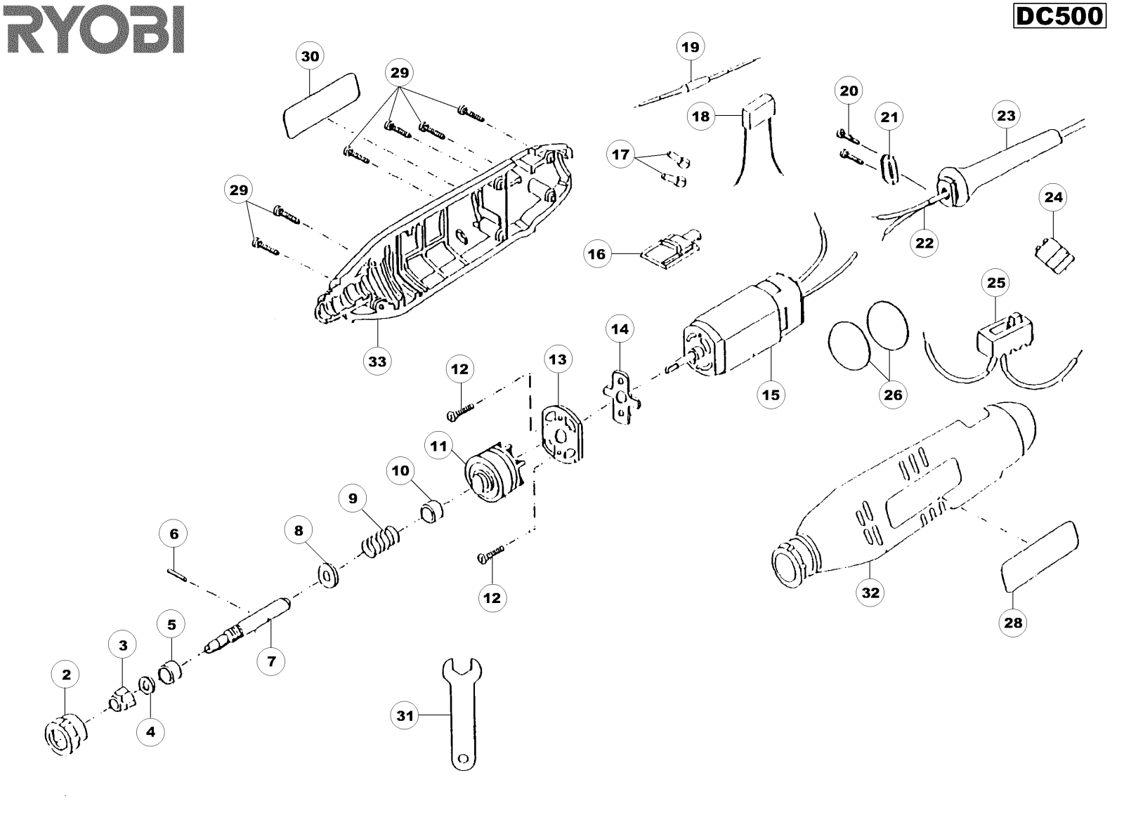 Ryobi DC500 User Manual