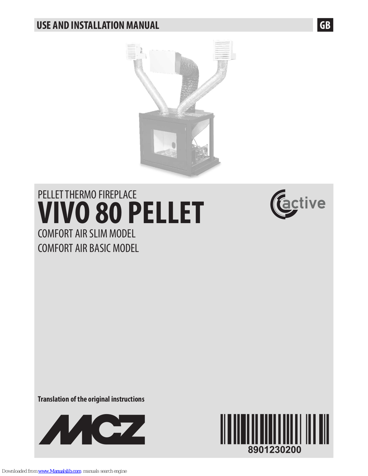 MCZ VIVO 80 PELLET Installation Manual