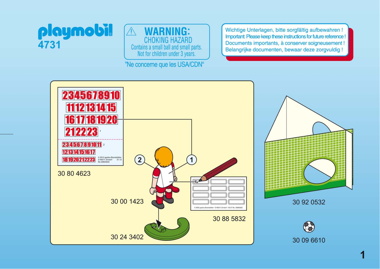 Playmobil 4731 Instructions