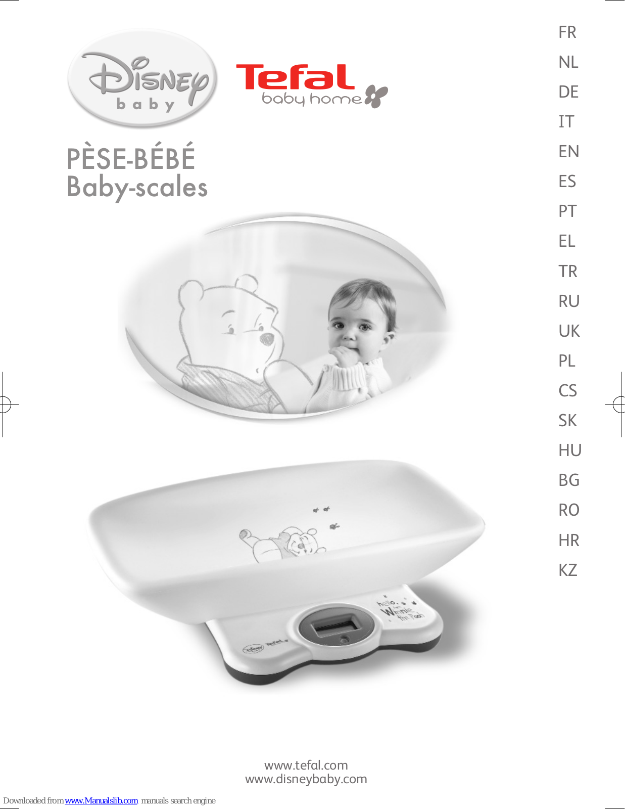 TEFAL PESE-BEBE User Manual