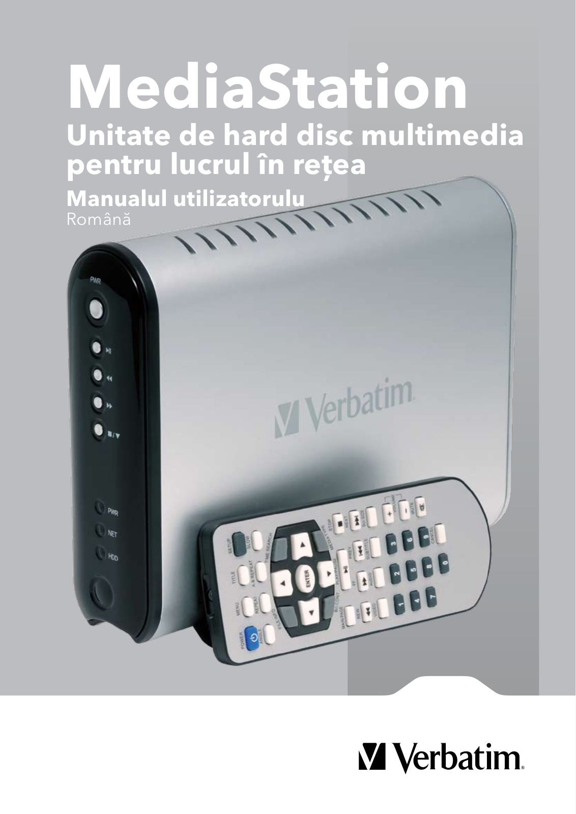 Verbatim MEDIASTATION NETWORK MULTIMEDIA HARD DRIVE User Manual