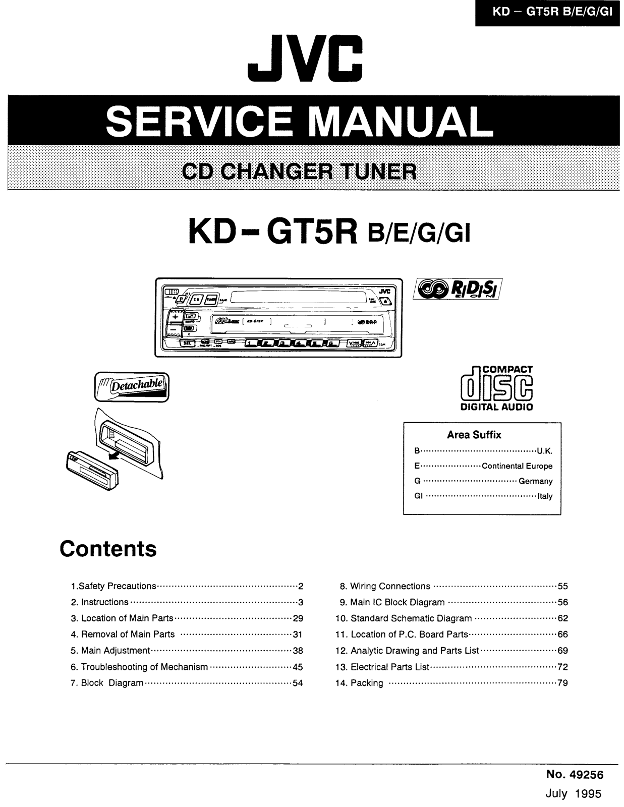 JVC KS-GT5 Service Manual