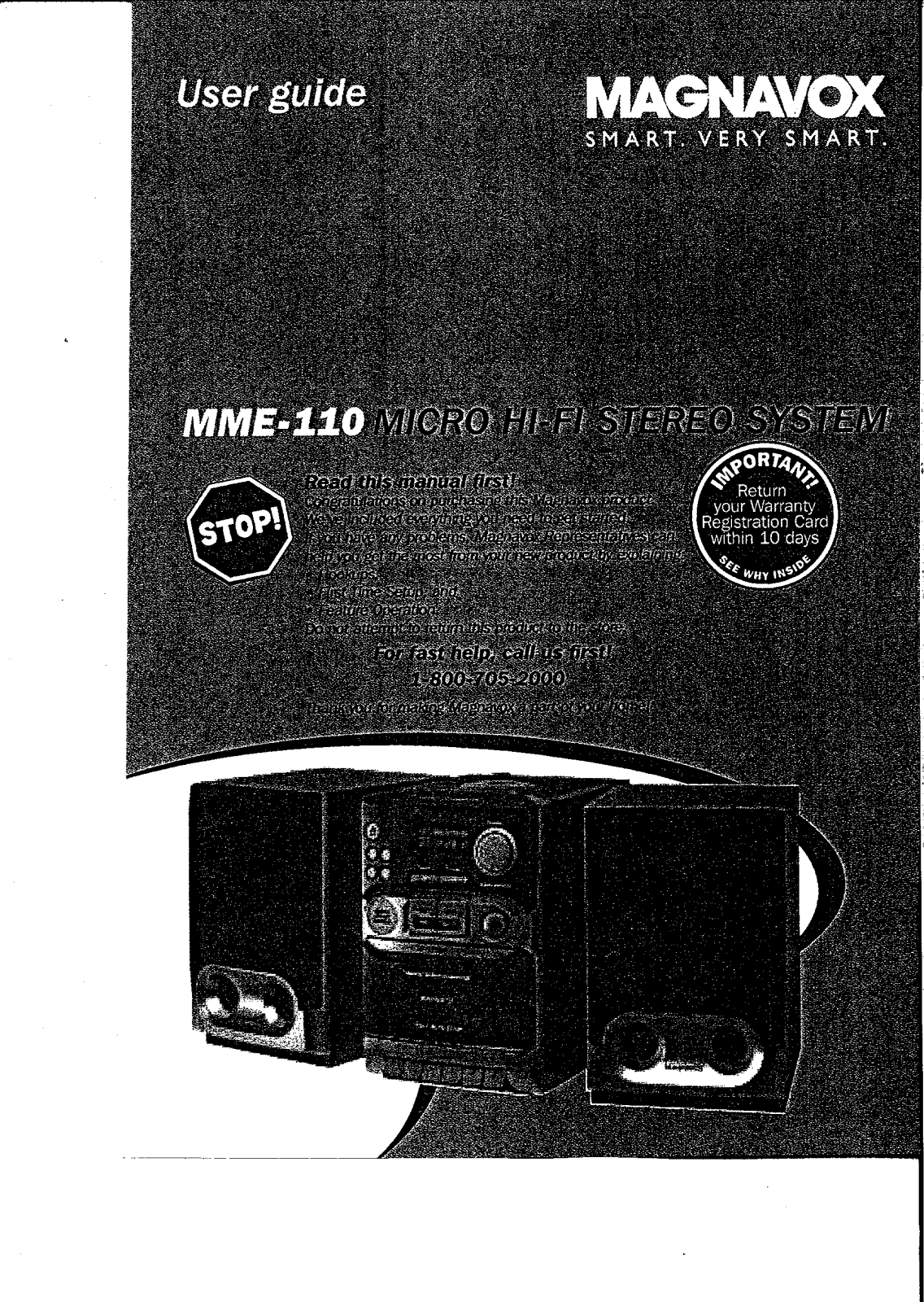 Philips MME11037 User Manual