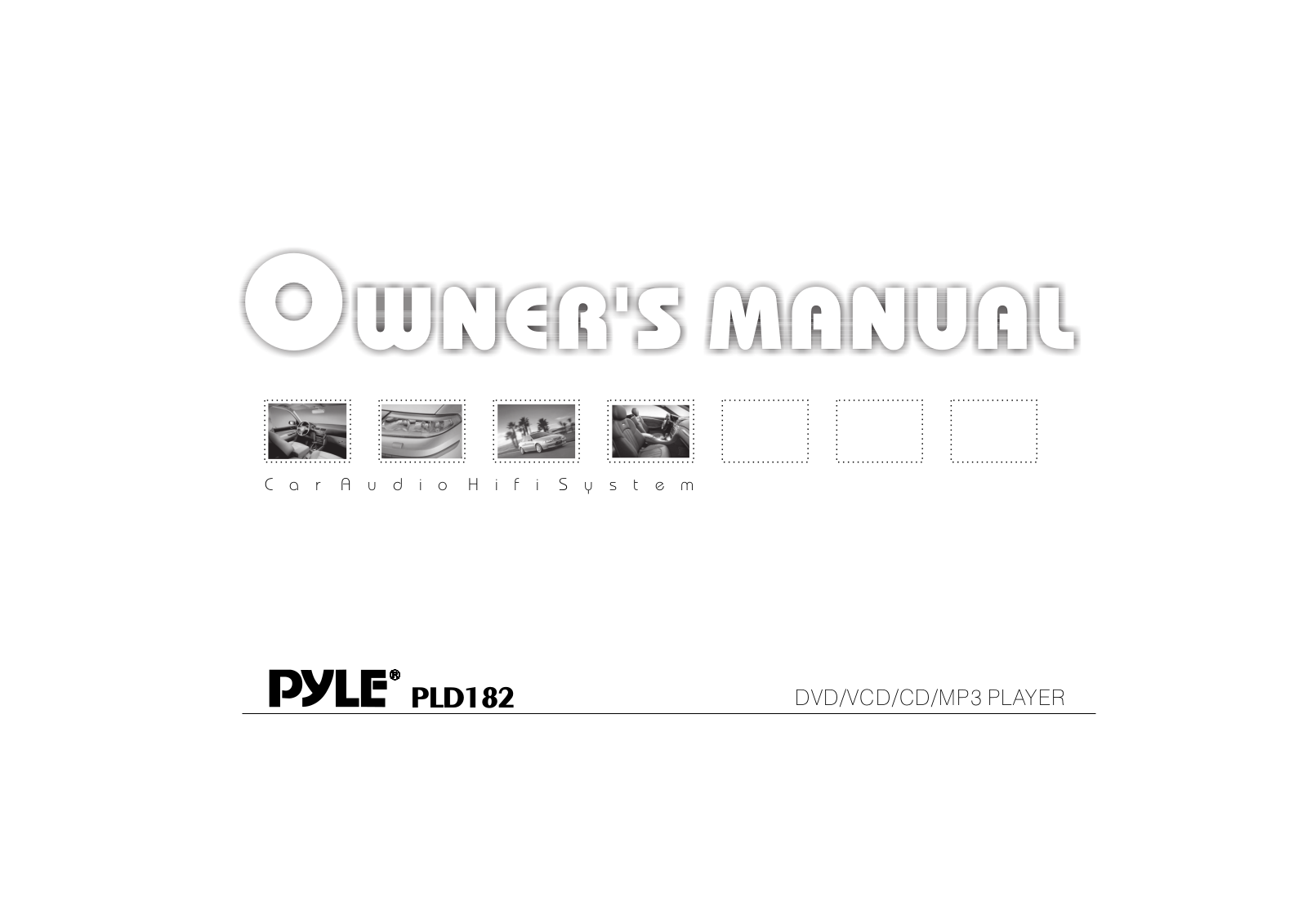 PYLE Audio PLD182 User Manual