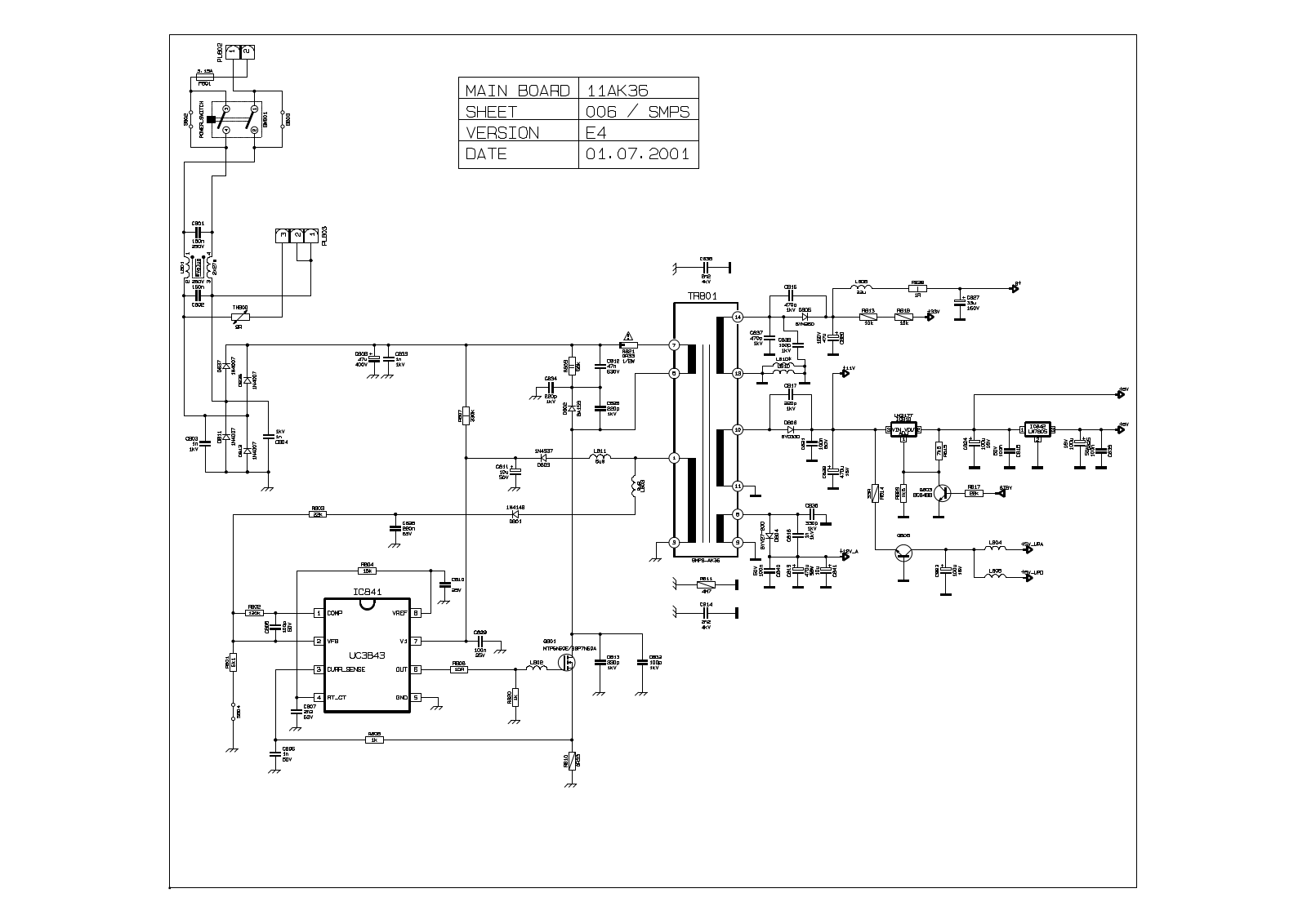 RAINFORD 11AK36-A2 Schematics  04