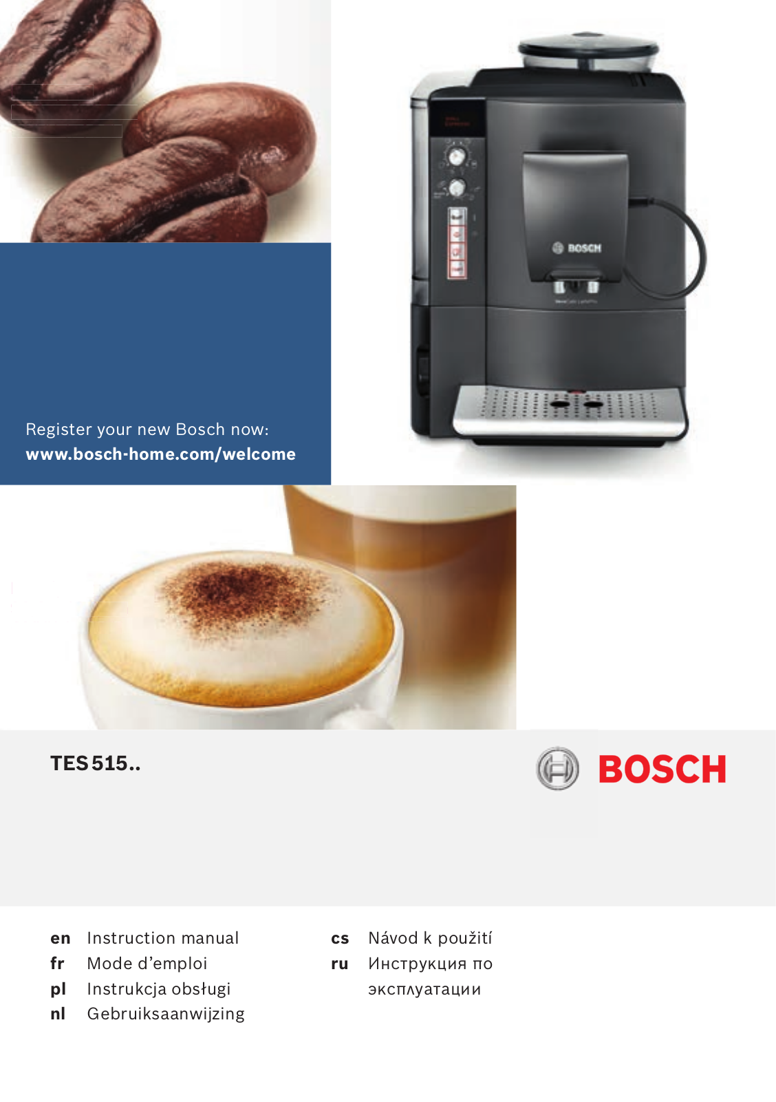 Bosch TES 51523RW Gray User manual