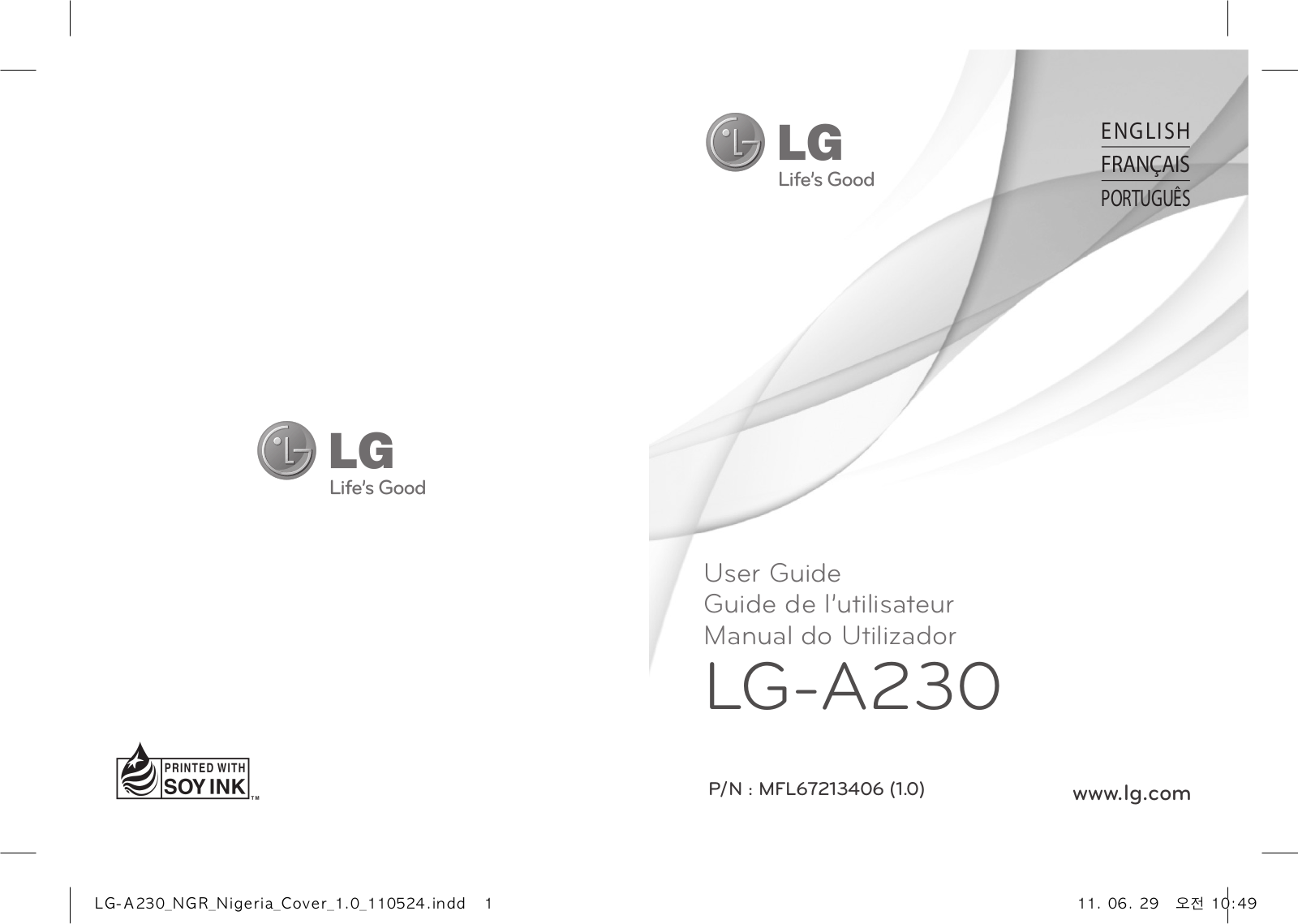 LG LGA230 Owner’s Manual