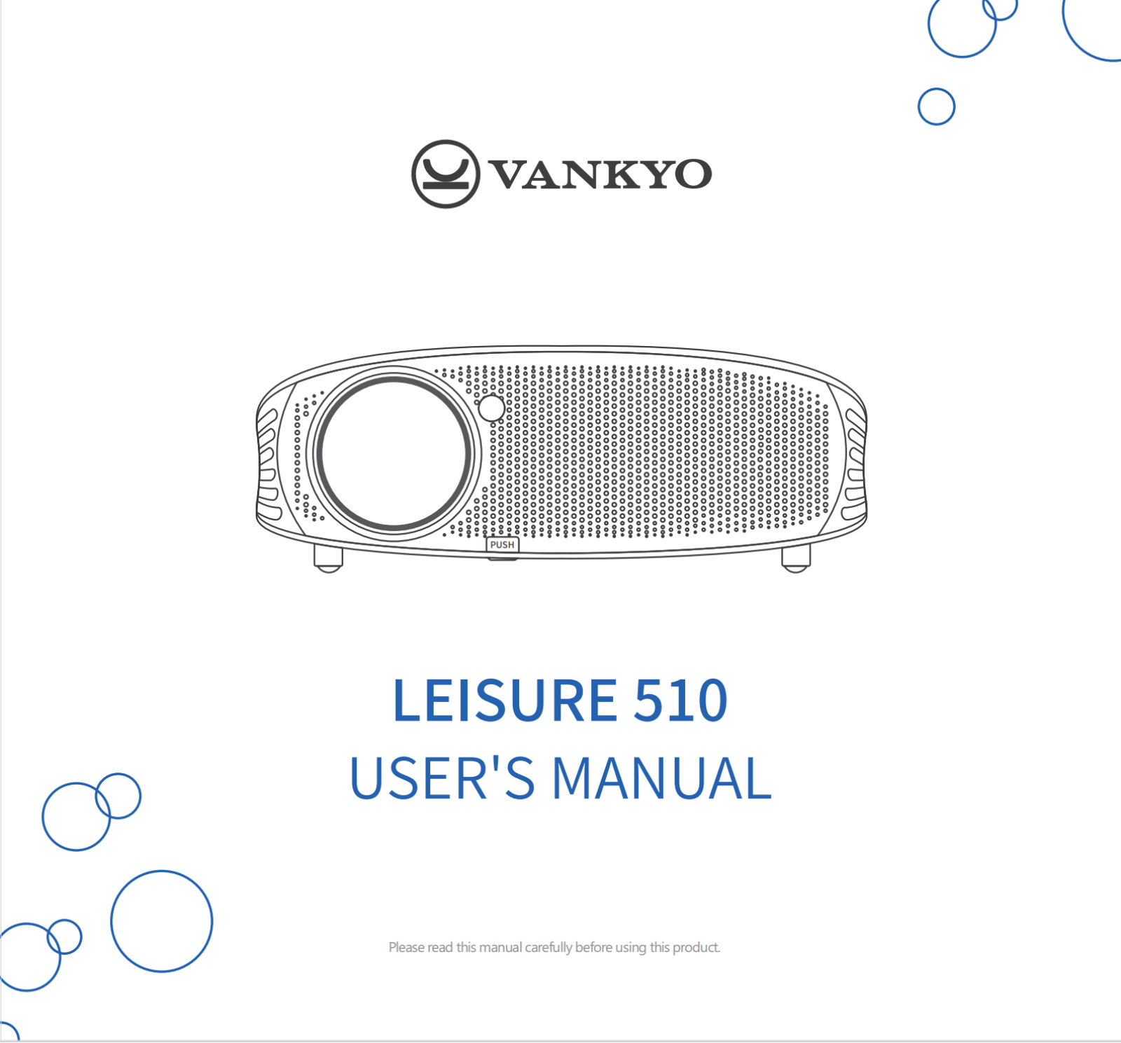 Vankyo Leisure 510 User Manual