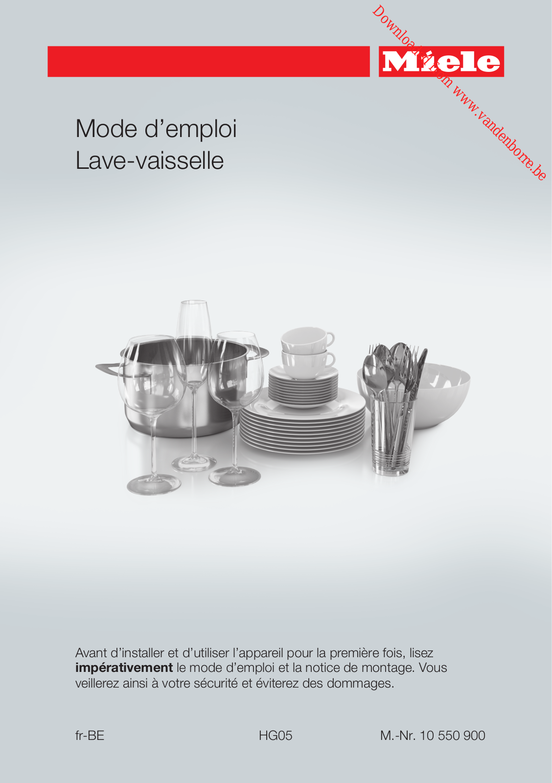 MIELE G 4930 SC User Manual