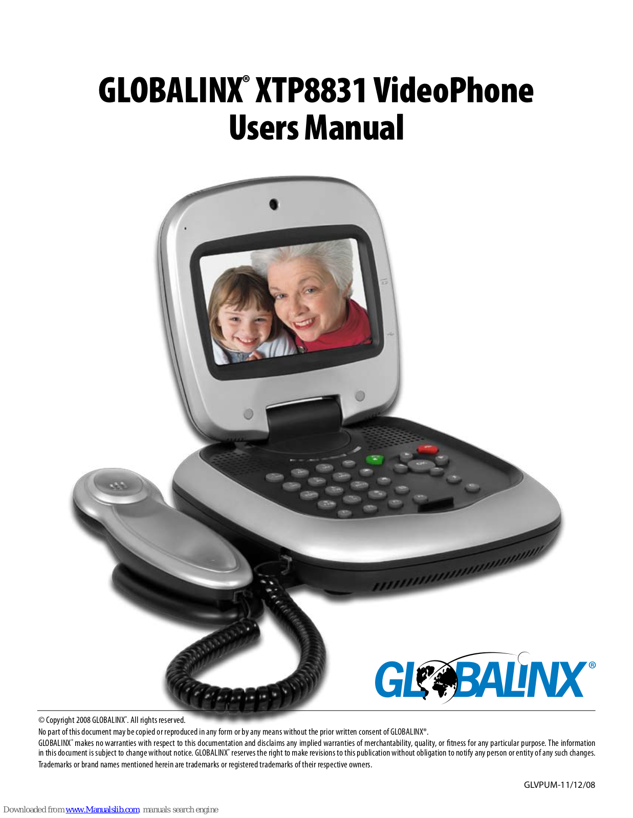 Globalinx XTP8831 User Manual - ManualMachine.com