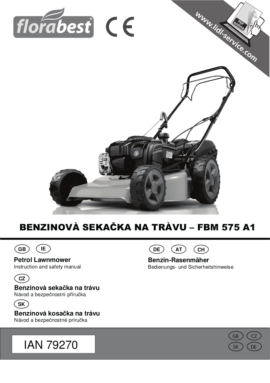 Florabest FBM 575 A1 User Manual