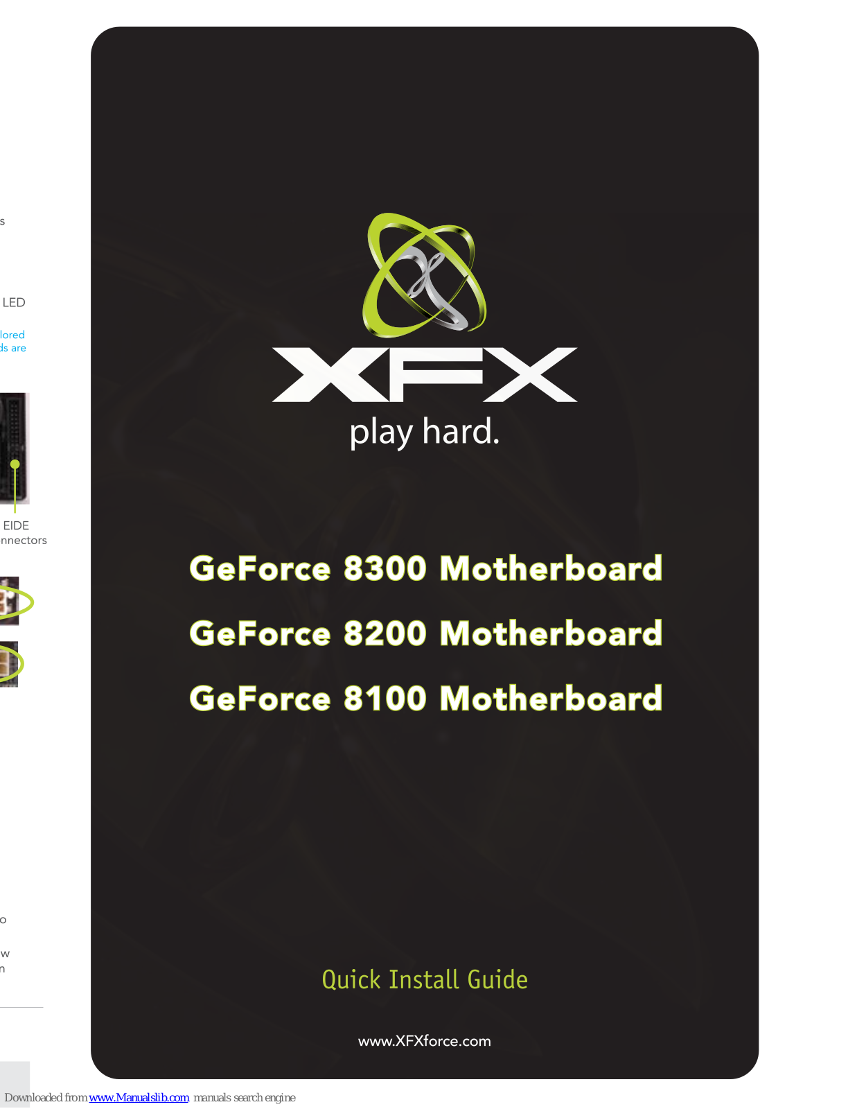 XFX GeForce 8300, GeForce 8200, GeForce 8100 Quick Install Manual