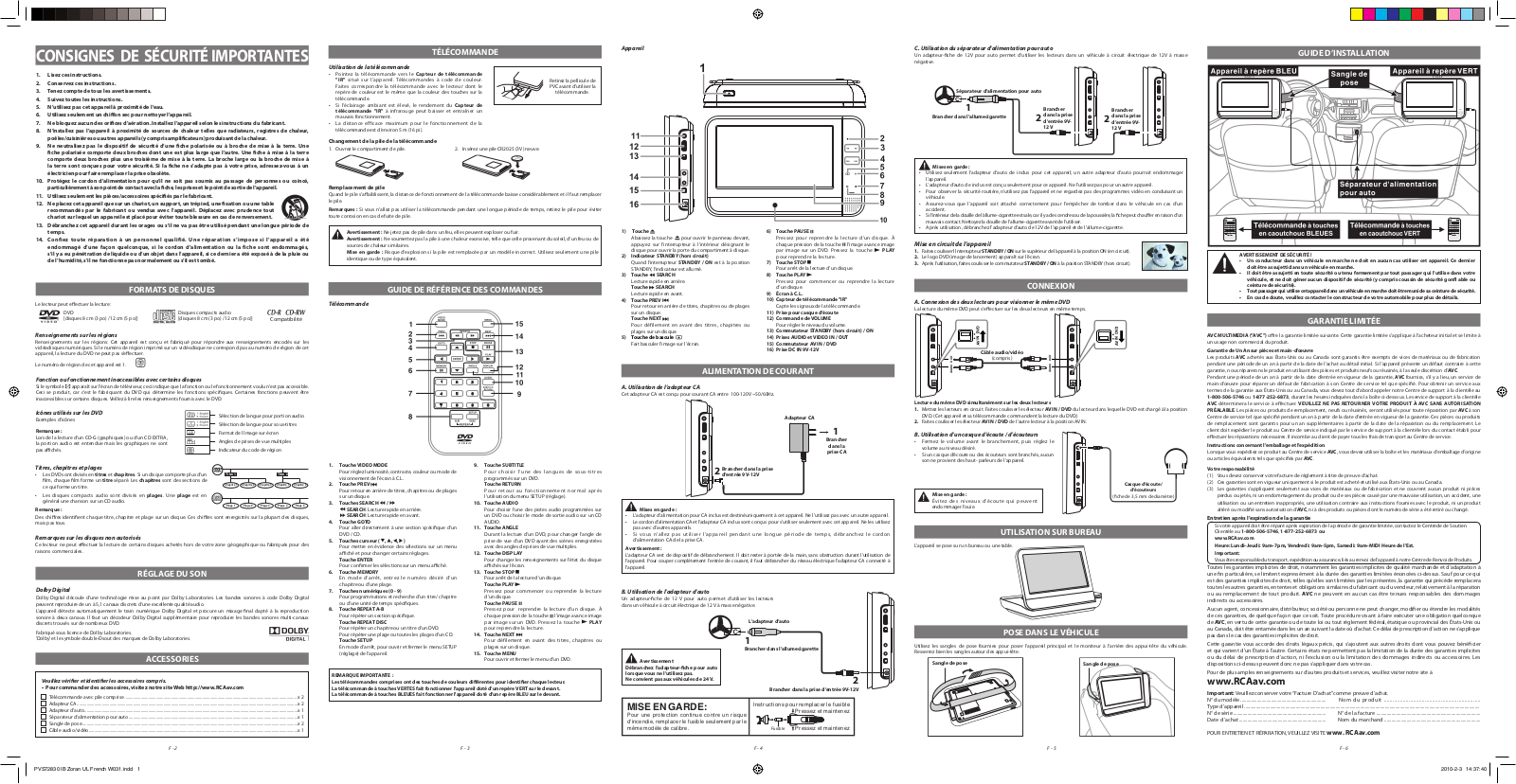 RCA DRC97283 Owner's Manual