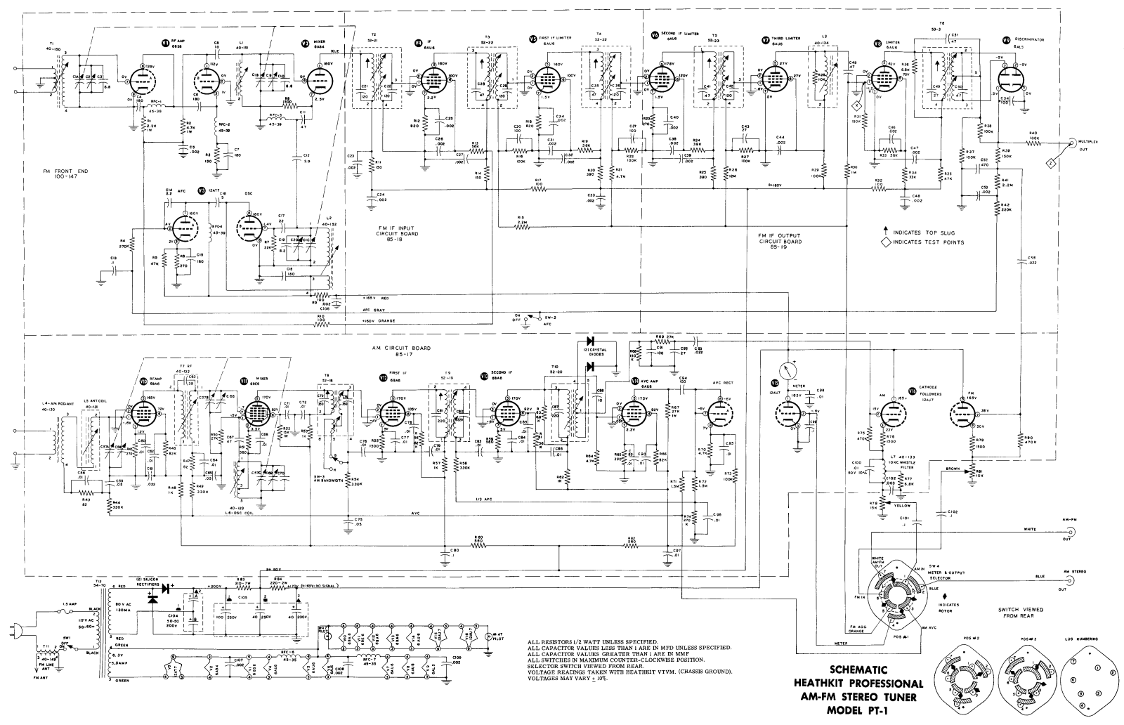 Heathkit pt1 schematic