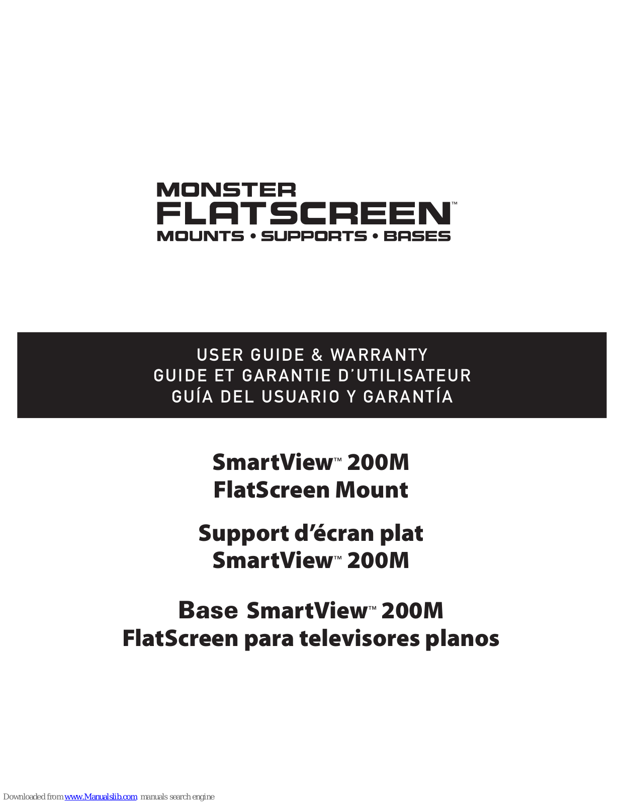 Monster SmartView 200M User Manual