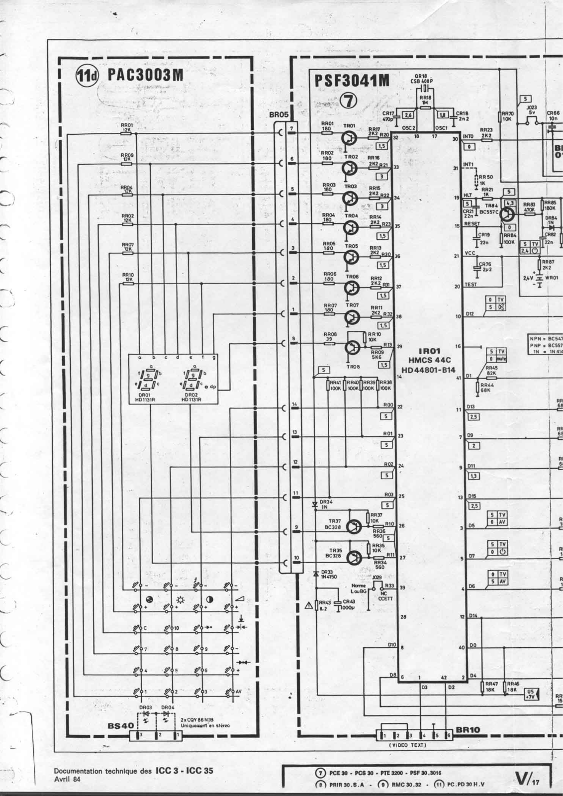 TELEFUNKEN ICC3, PSF3041M, ICC35, ICC36, CHR3A Service Manual