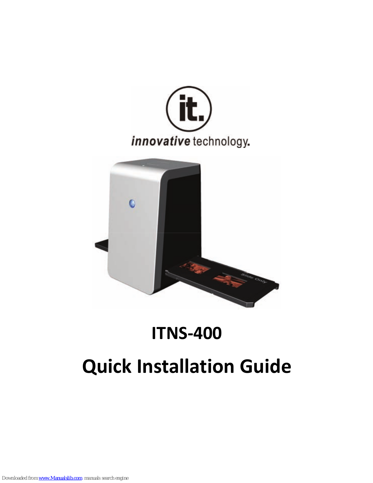 it ITNS-400, ITNS-300 Quick Installation Manual - ManualMachine.com