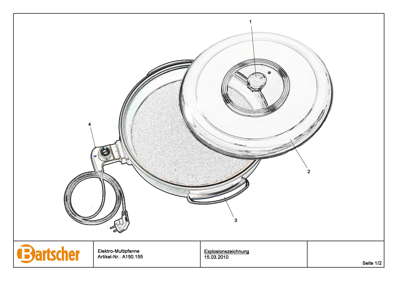 Bartscher A150.155 User Manual