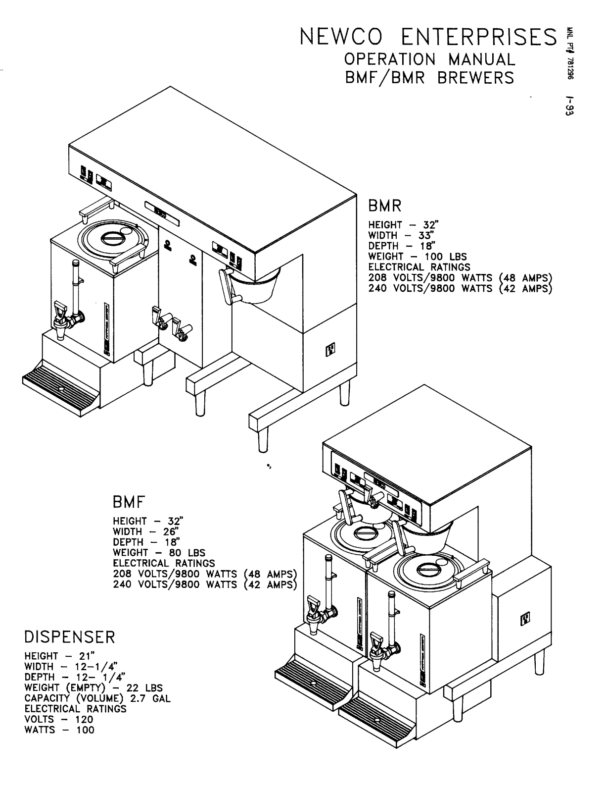 Newco BMF Installation  Manual