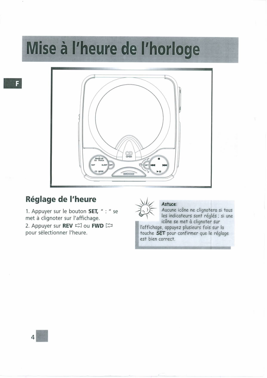 THOMSON RR440CD User Manual