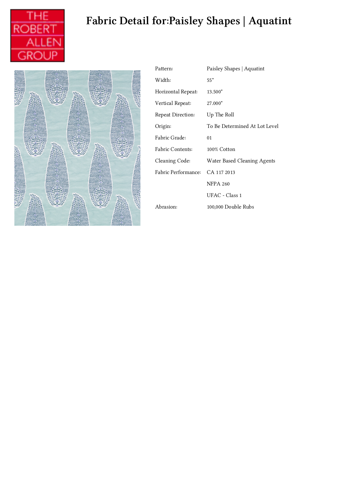 Robert Allen RALF1702 Specifications - ManualMachine.com