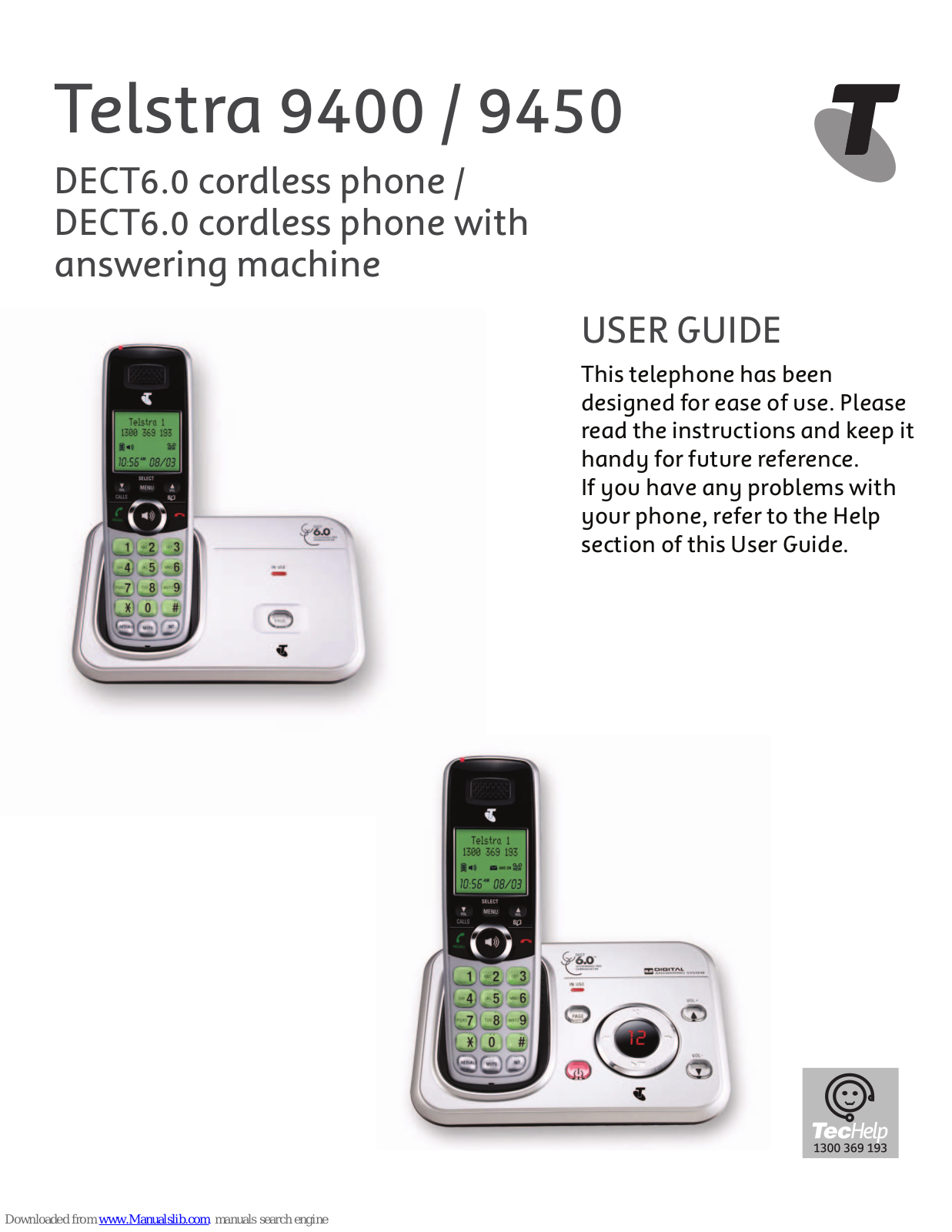 Telstra 9400, 9450 User Manual