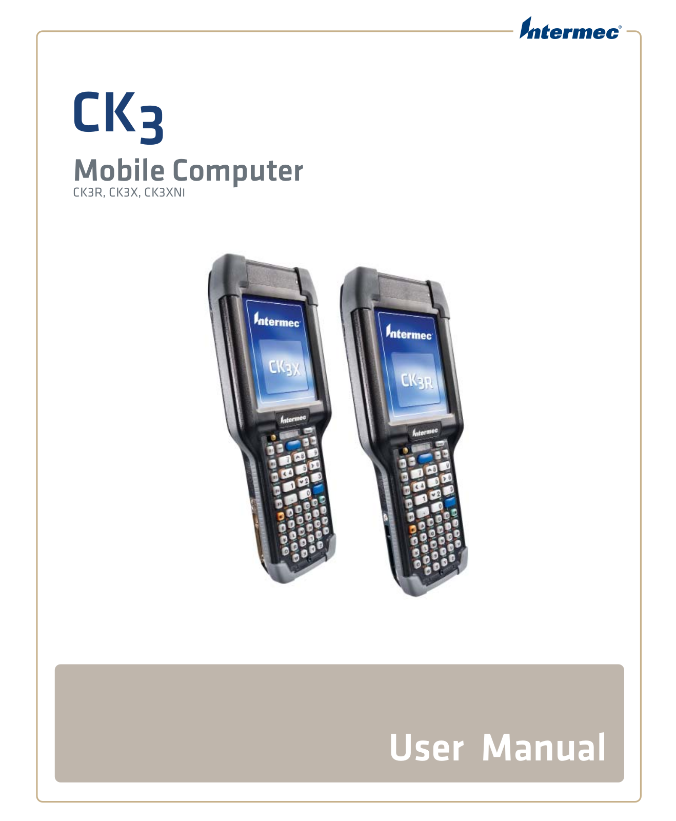 Intermec CK3X, CK3R, CK3XNI User Manual
