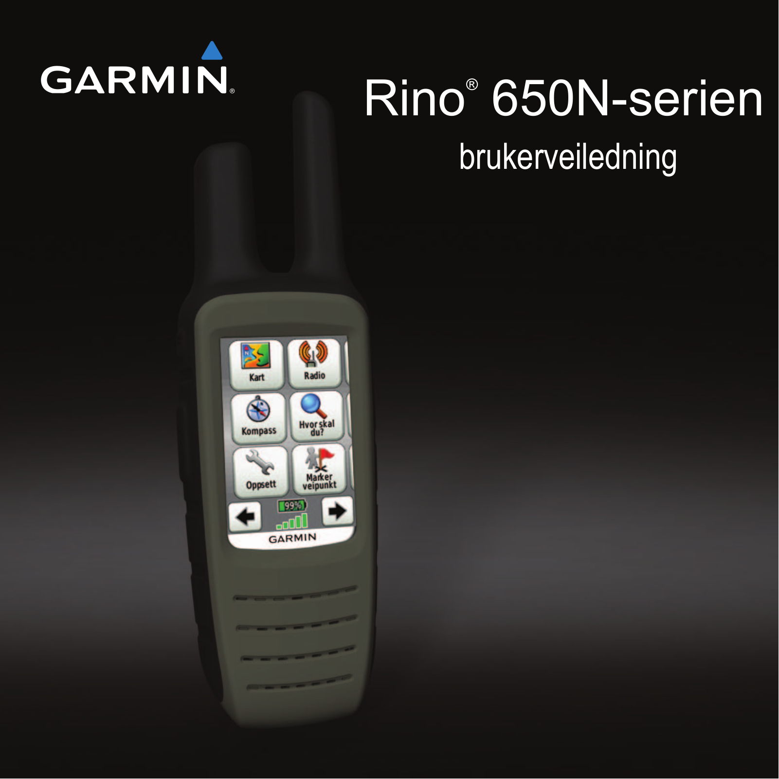 Garmin Rino 610, Rino 650, Rino 655t, Rino 650t User guide