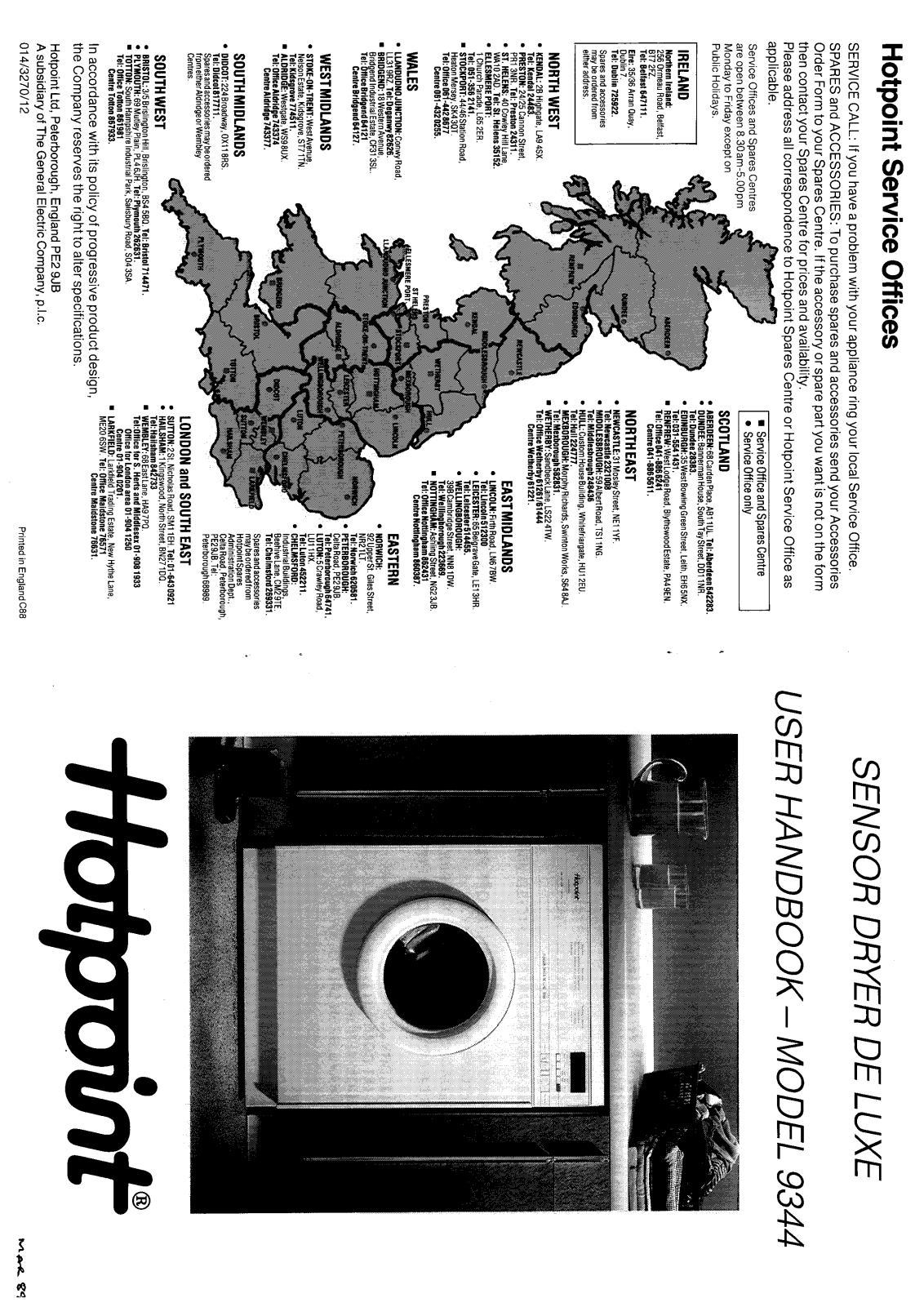 Hotpoint-Ariston HB9344 User Manual