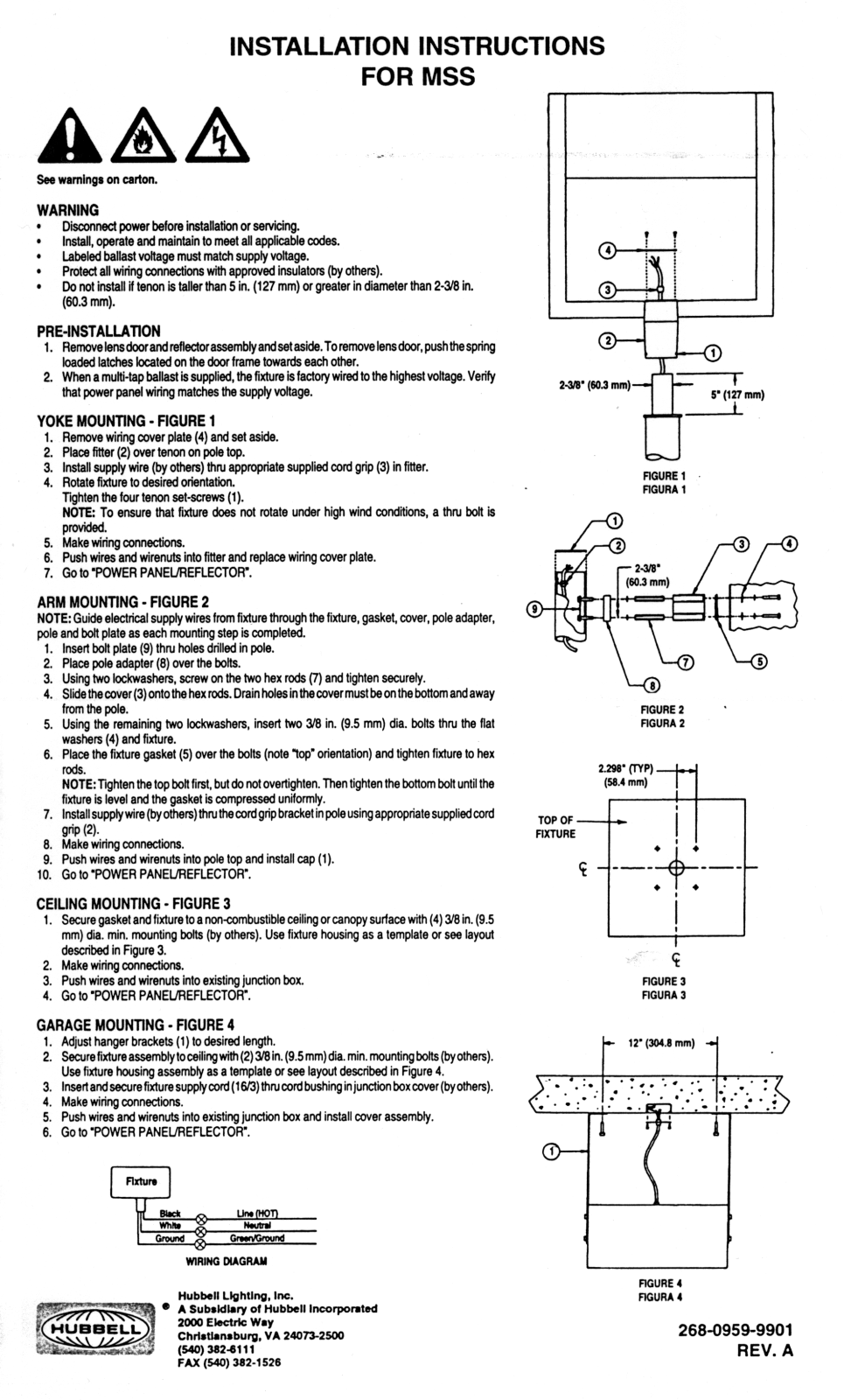 Hubbell Lighting MSS User Manual