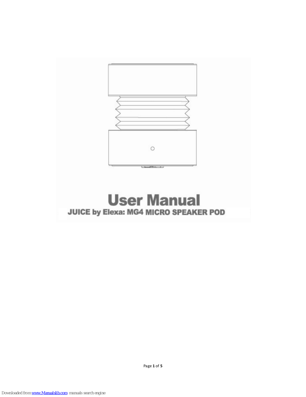 Elexa Juice User Manual