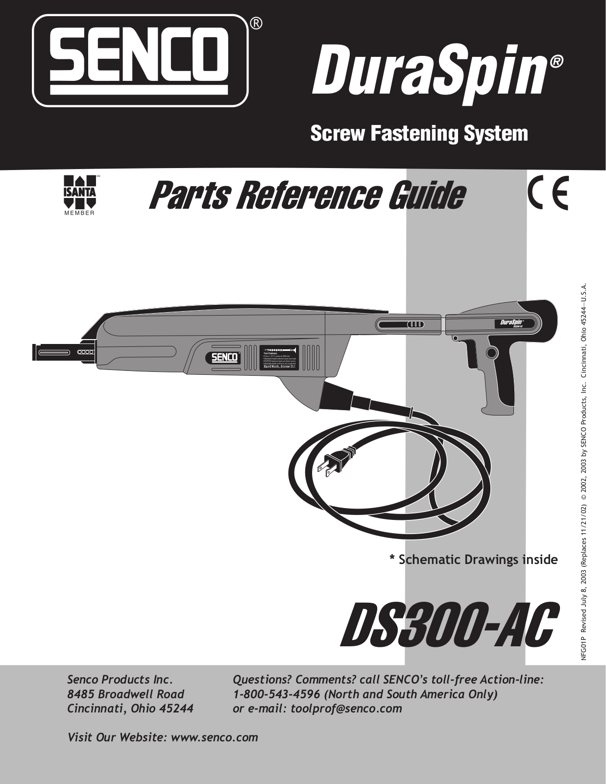 Senco DS300-AC User Manual