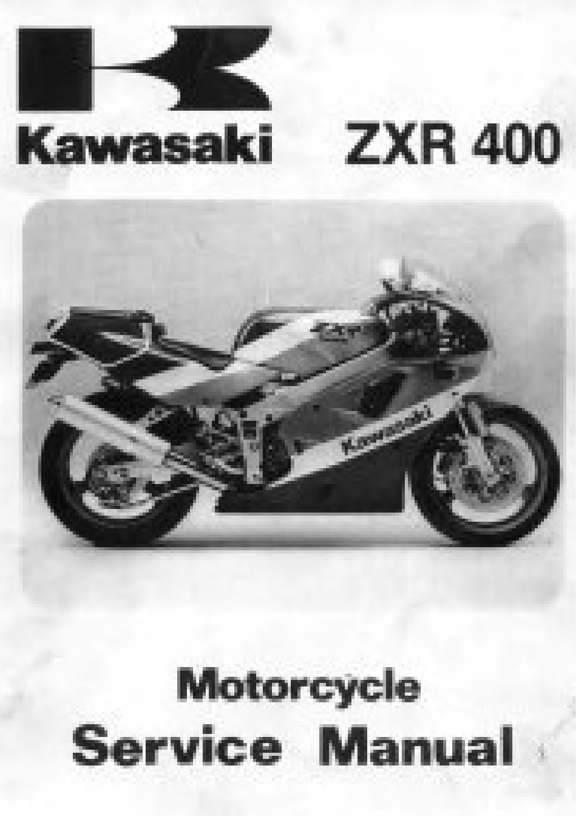 Kawasaki ZX400-H2 User Manual