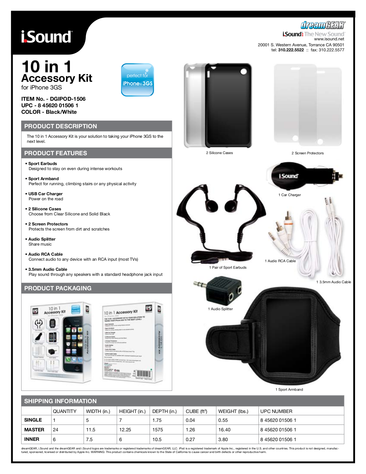 Isound 10 IN 1 User Manual