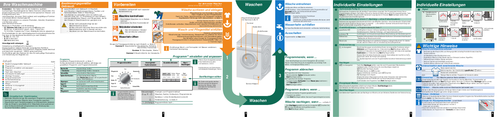 Siemens WM14Q392 User Manual