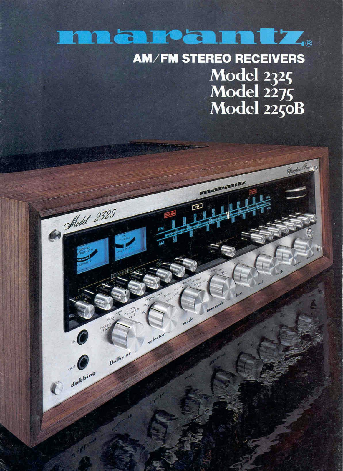 Marantz 2325, 2275, 2250B Datasheet