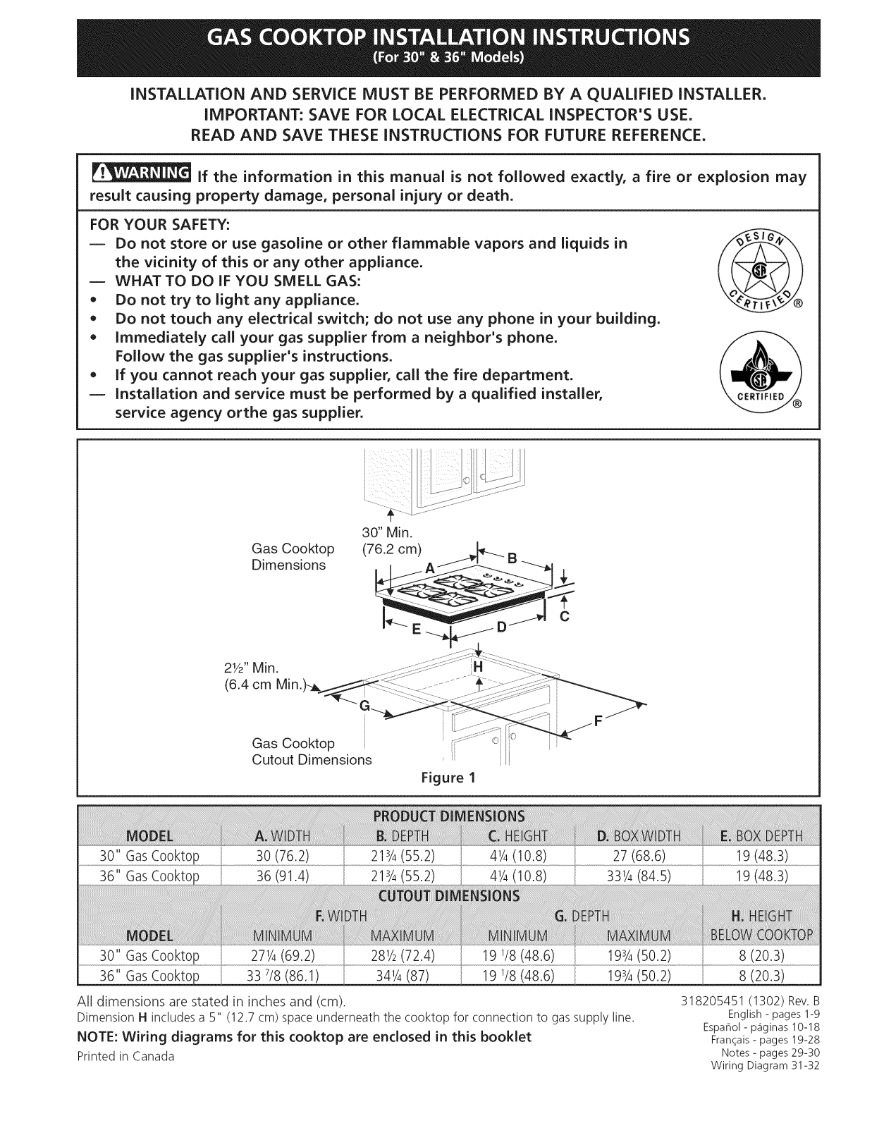Electrolux E30GC70FSS3, E36GC70FSS3 Installation Guide - ManualMachine.com